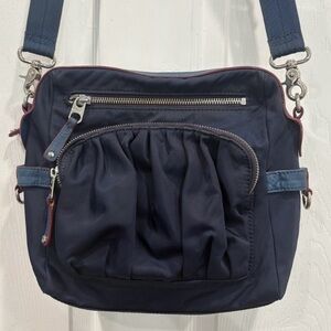 MZ WALLACE BLUE NYLON CROSSBODY BAG